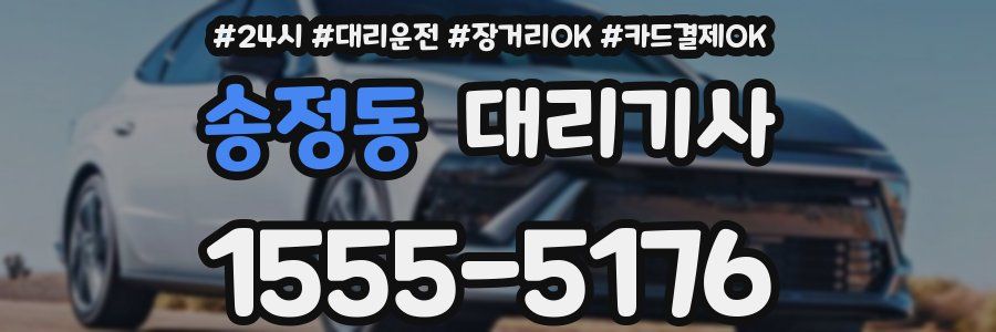 송정동 대리기사