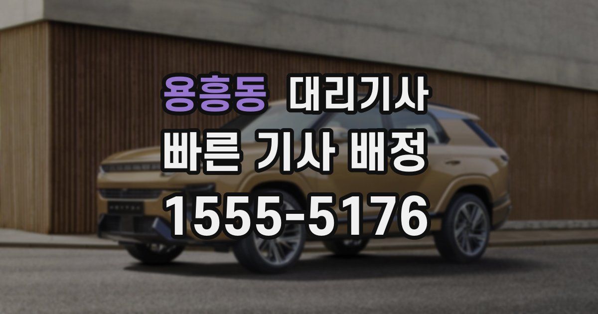 용흥동 대리기사