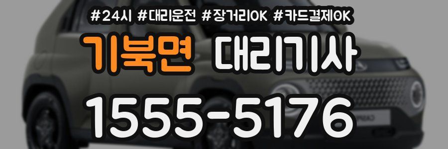 기북면 대리기사