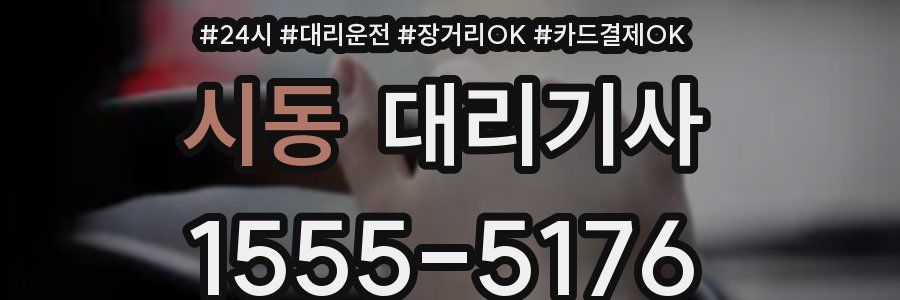 시동 대리기사