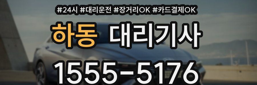 하동 대리기사
