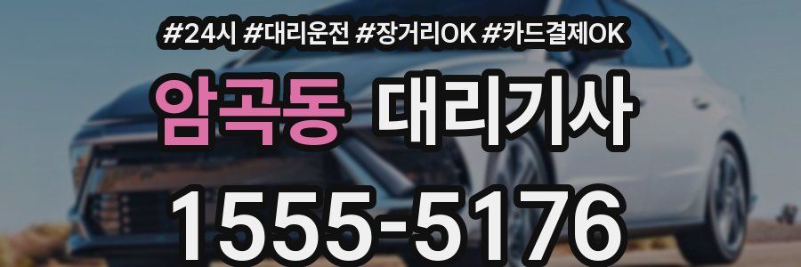 암곡동 대리기사