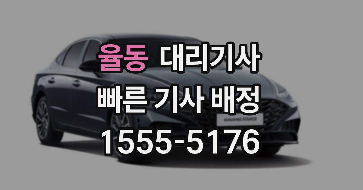 율동 대리기사