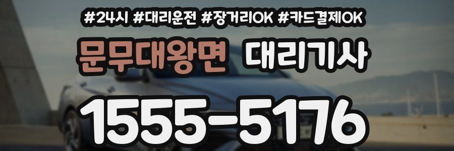 문무대왕면 대리기사