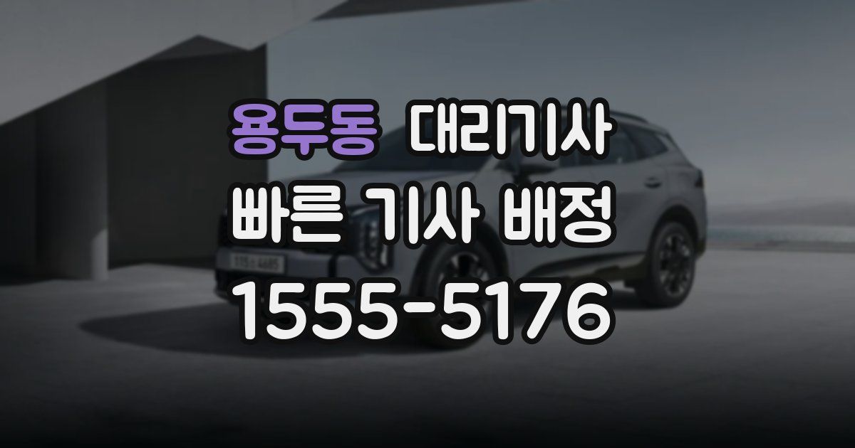 용두동 대리기사
