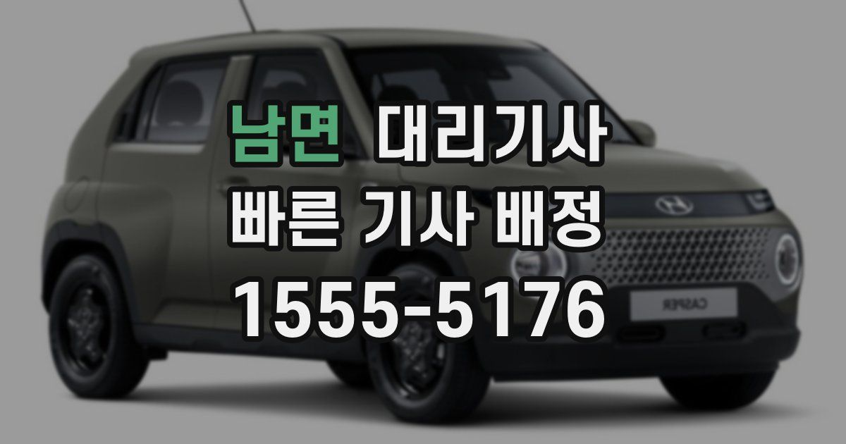 남면 대리기사