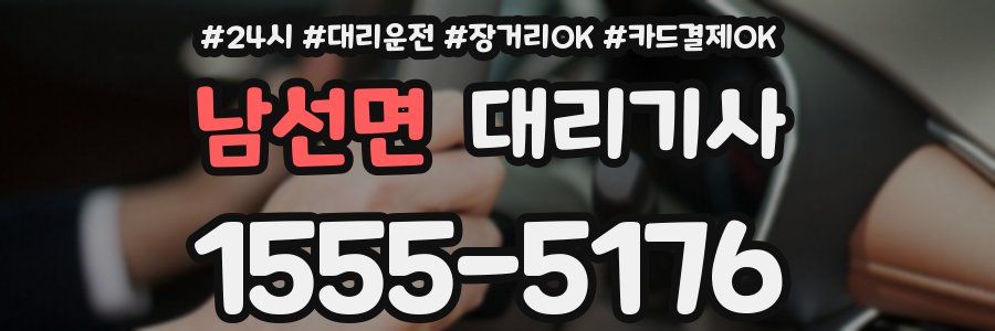 남선면 대리기사