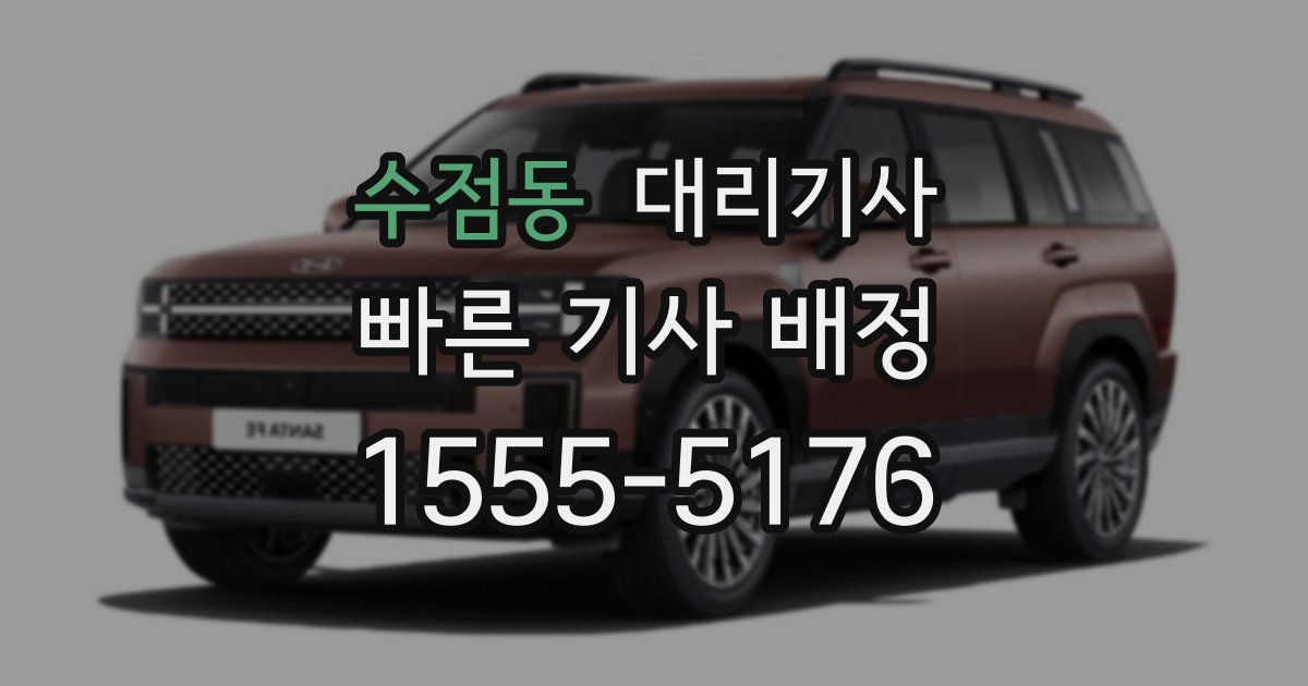 수점동 대리기사