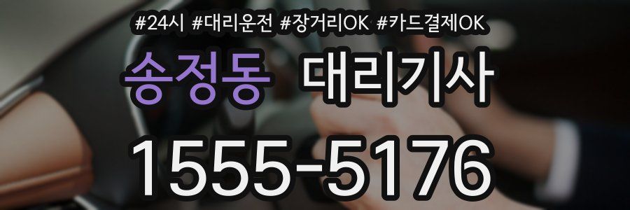 송정동 대리기사