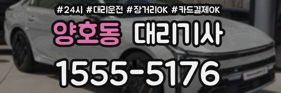 양호동 대리기사