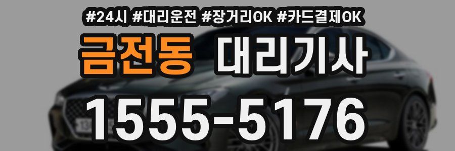 금전동 대리기사