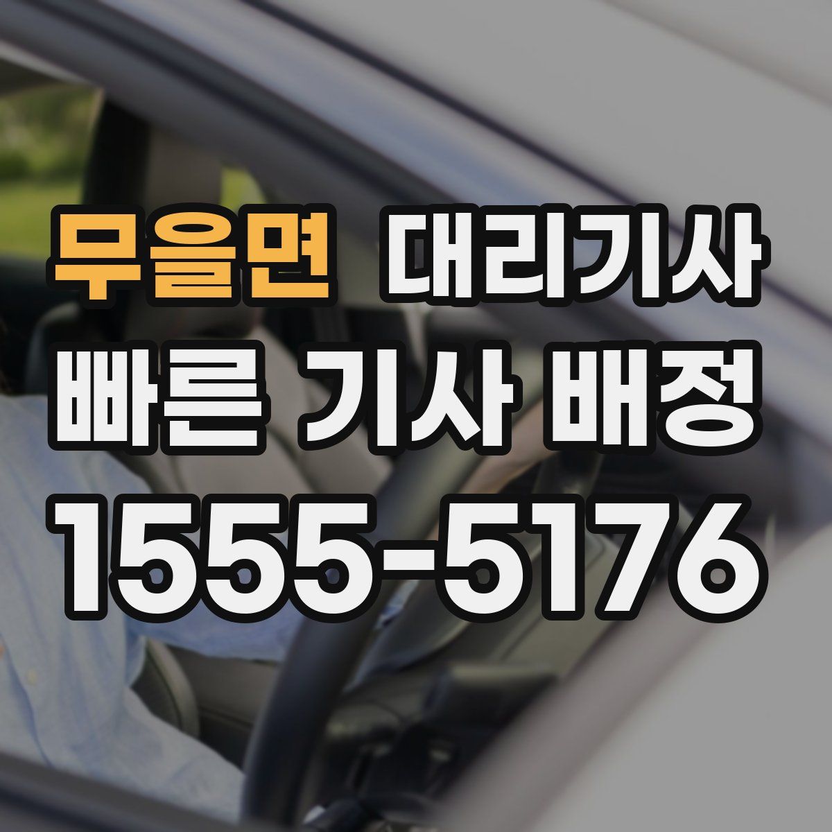 무을면 대리기사