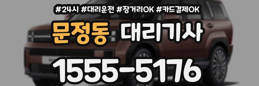 문정동 대리기사