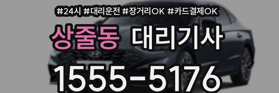 상줄동 대리기사