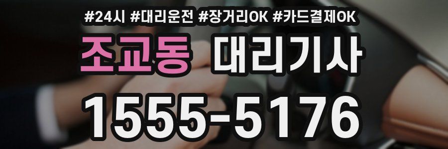 조교동 대리기사
