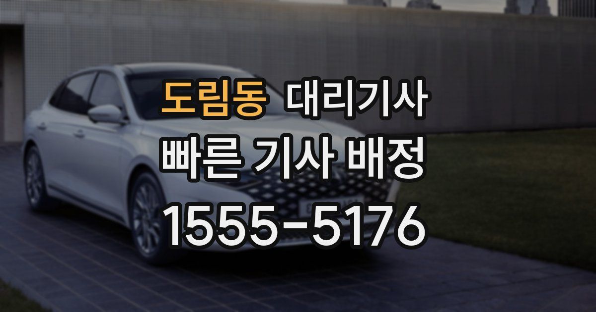 도림동 대리기사