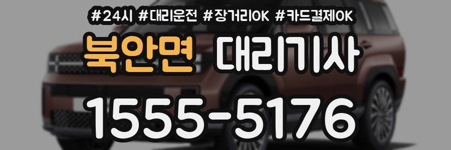 북안면 대리기사
