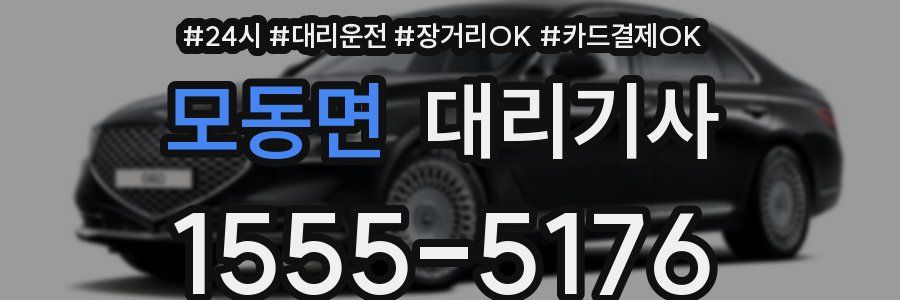 모동면 대리기사