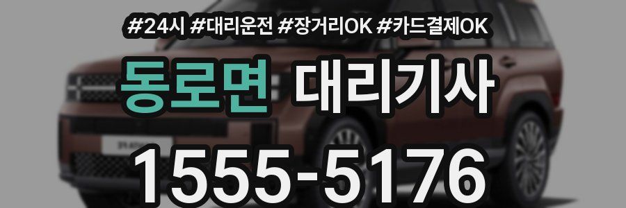 동로면 대리기사