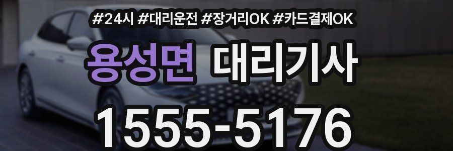 용성면 대리기사