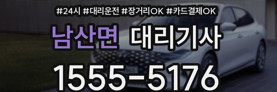 남산면 대리기사