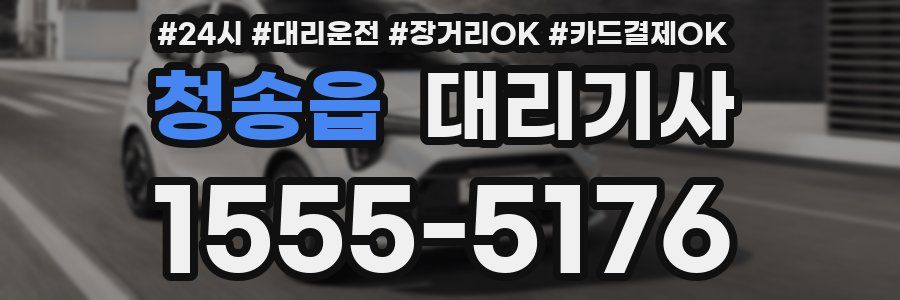 청송읍 대리기사