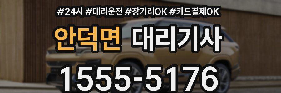 안덕면 대리기사
