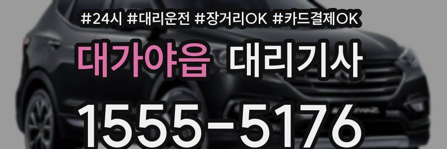 대가야읍 대리기사