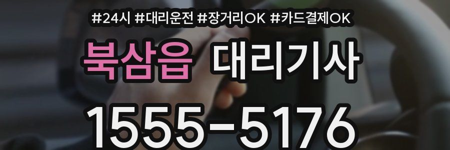 북삼읍 대리기사