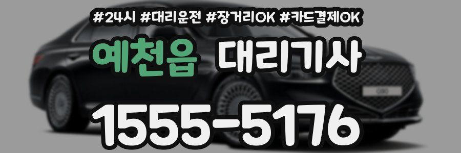 예천읍 대리기사