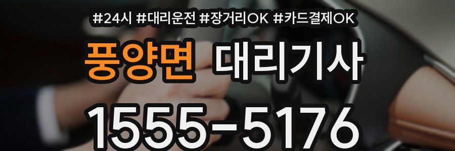 풍양면 대리기사