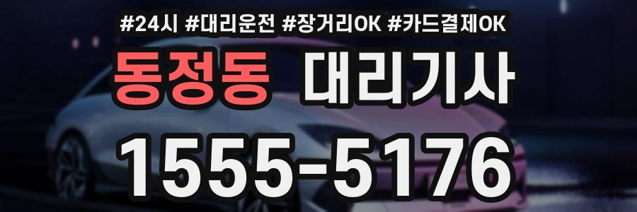 동정동 대리기사