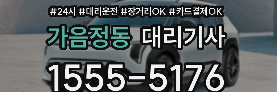 가음정동 대리기사