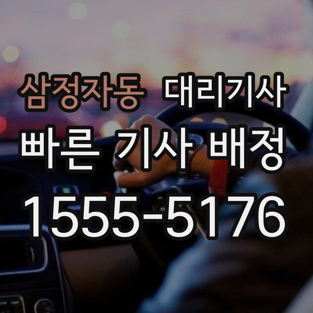 삼정자동 대리기사