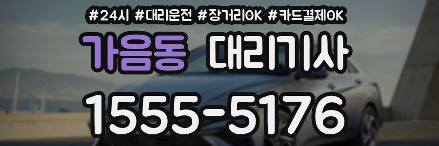 가음동 대리기사