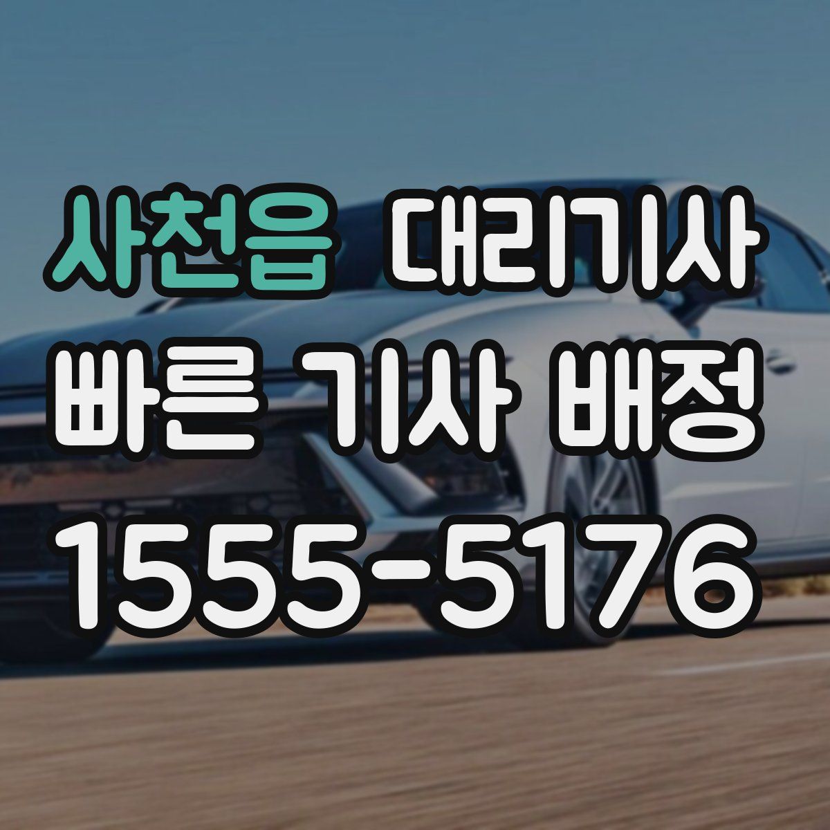 사천읍 대리기사