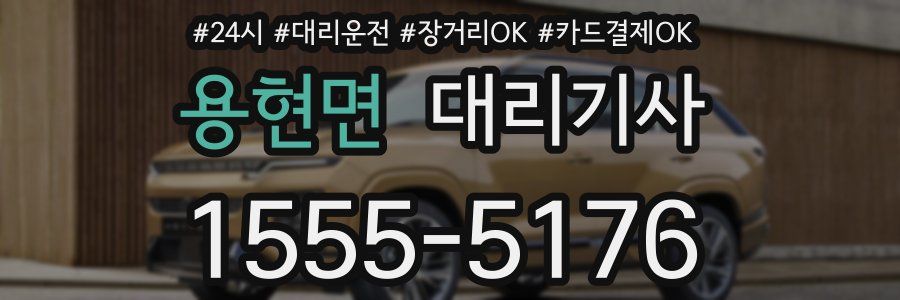 용현면 대리기사