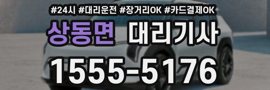 상동면 대리기사