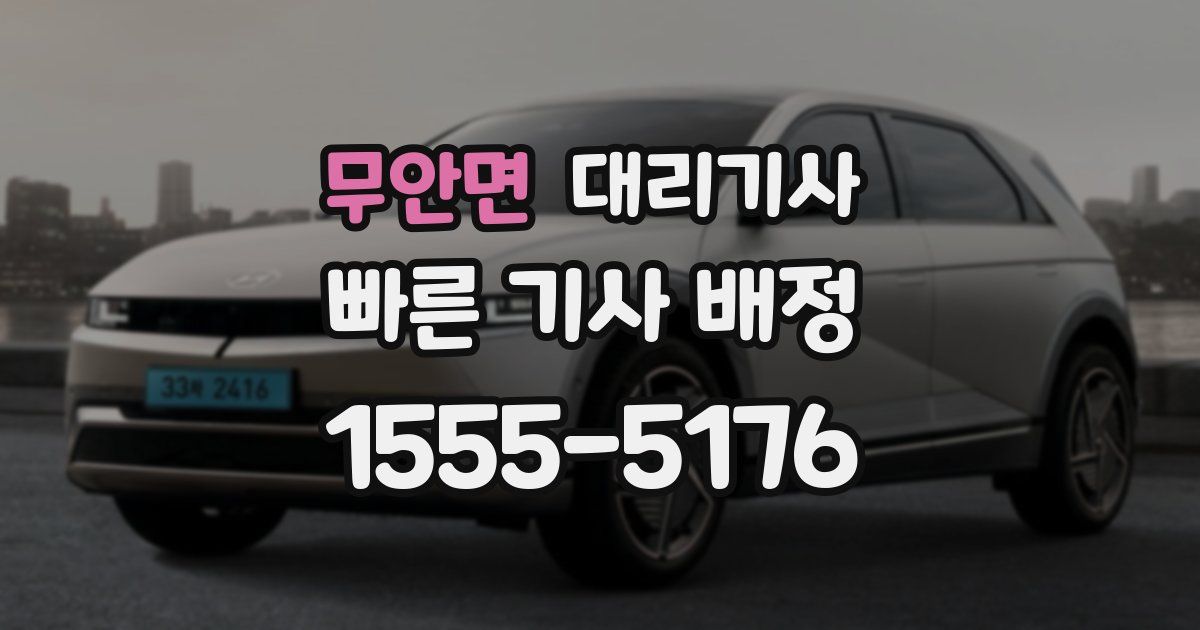 무안면 대리기사