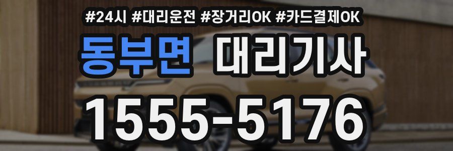 동부면 대리기사