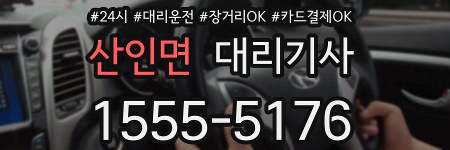 산인면 대리기사