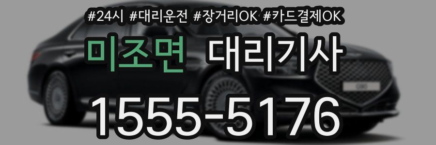 미조면 대리기사