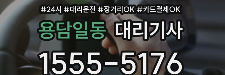 용담일동 대리기사