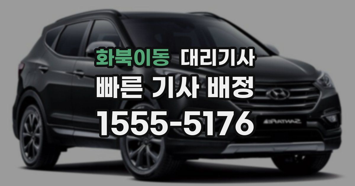 화북이동 대리기사