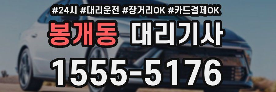 봉개동 대리기사
