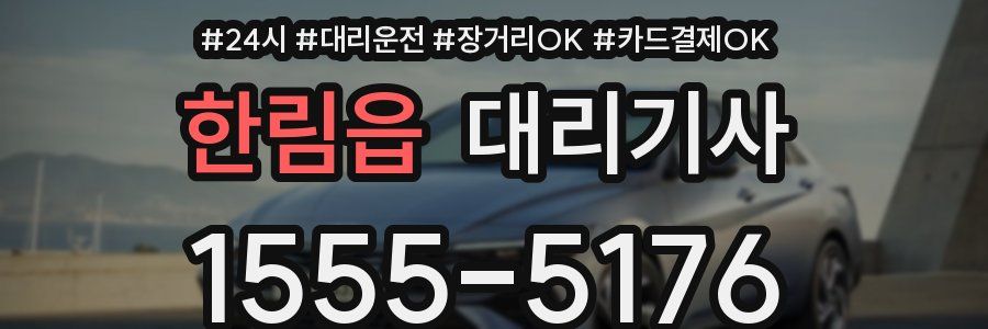 한림읍 대리기사