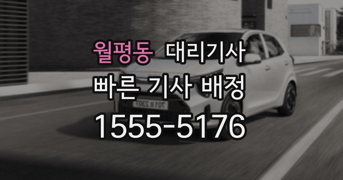 월평동 대리기사