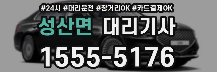성산면 대리기사