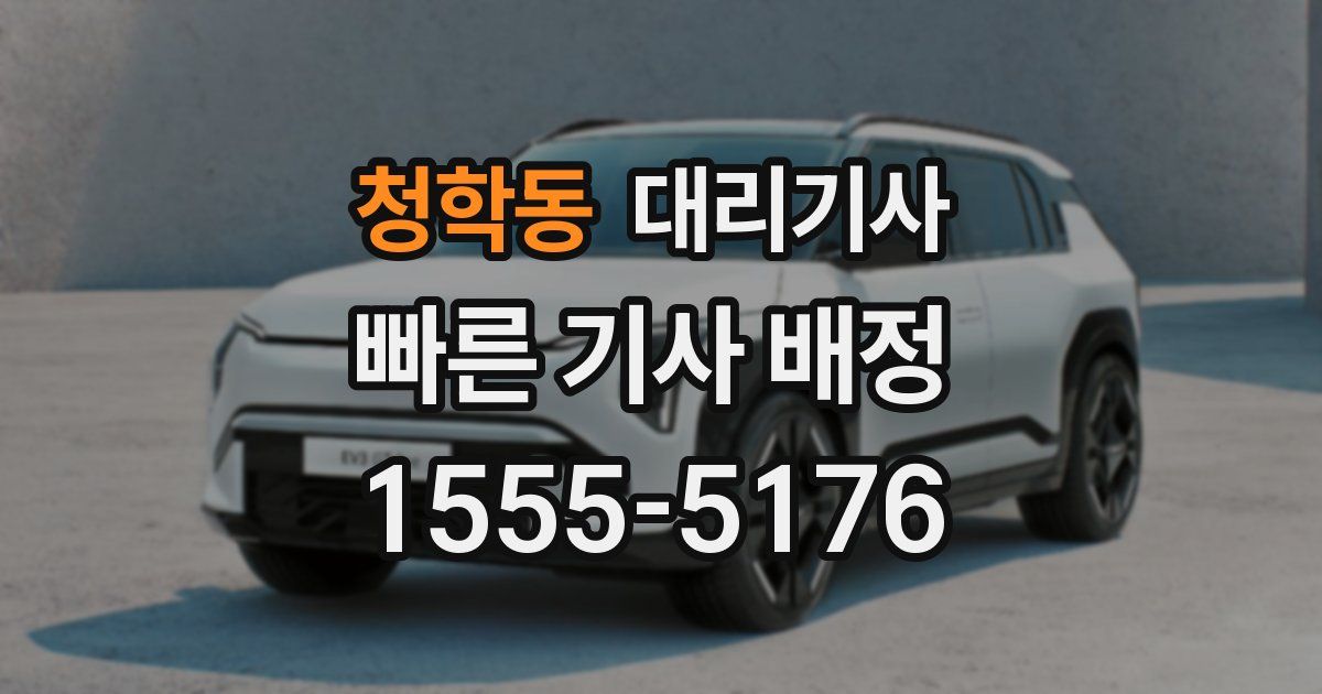 청학동 대리기사