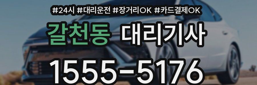 갈천동 대리기사